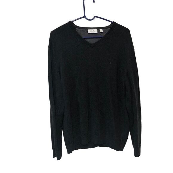 Calvin Klein Merino Wool Size Extra Large (XL) Sweater Excellent Condition V Nec - Picture 1 of 5
